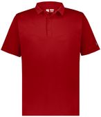 Russell Sideline Grid Polo R10GKM TRUE RED Pocket