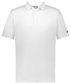 Russell Sideline Grid Polo R10GKM WHITE Pocket