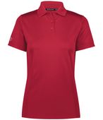 Holloway Ladies Prism Polo 222768 SCARLET Pocket