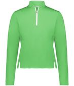 Holloway Ladies Court 1/4-Zip Pullover 223327 RETRO GREEN Pocket