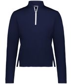 Holloway Ladies Court 1/4-Zip Pullover 223327 NAVY Pocket