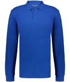 Holloway Core Cotton Long Sleeve Polo 226177 ROYAL Pocket
