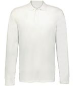 Holloway Core Cotton Long Sleeve Polo 226177 WHITE Pocket
