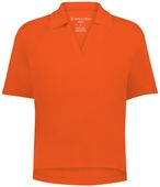 Holloway Ladies Core Cotton Waist Length Polo 226372 ORANGE Pocket
