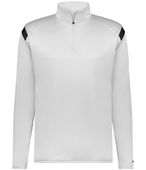 Badger Youth On The Rise 1/4 Zip Pullover 226500 WHITE/BLACK (BA) Pocket