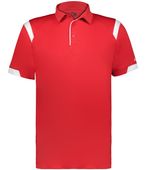Badger Youth On The Rise Polo 235000 RED/WHITE (BA) Pocket