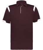 Badger On The Rise Polo 335000 MAROON/WHITE (BA) Pocket