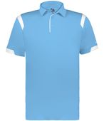 Badger On The Rise Polo 335000 COLUMBIA BLUE/WHITE (BA) Pocket