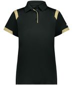 Badger Ladies On The Rise Polo 335100 BLACK/VEGAS (BA) Pocket