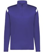 Badger On The Rise 1/4 Zip Pullover 426500 PURPLE/WHITE (BA) Pocket