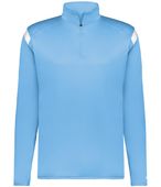 Badger On The Rise 1/4 Zip Pullover 426500 COLUMBIA BLUE/WHITE (BA) Pocket