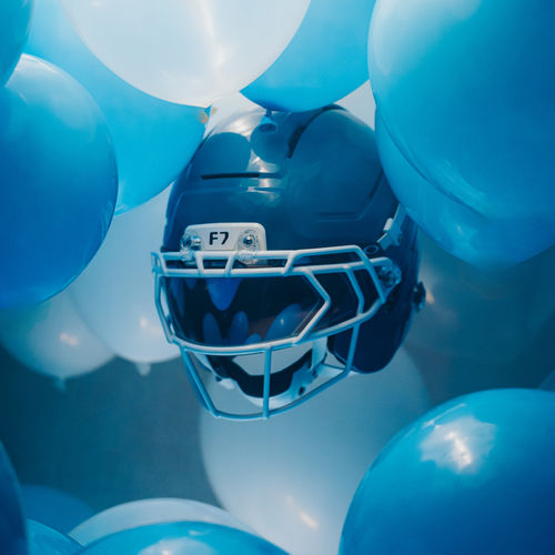 f7 helmet blue Game Day Skinz Skin Adult + Youth This Titanium variant of the Schutt Sports football helmet is built for performance. F7 2.0 COLLEGIATE Football Helmet