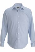 Redwood & Ross Mens No Iron Pinpoint Collar Shirt BLUE/WHITE STRIPE Pocket