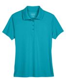 Core365 Origin Ladies Performance Pique Polo 78181 CLEAR TEAL Pocket