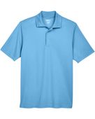 Core365 Origin Mens Performance Pique Polo 88181 COLUMBIA BLUE Pocket
