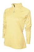 Baw Ladies 1/4 Zip Pullover Xtreme-Tex 4 Runners CANARY Pocket