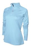 Baw Ladies 1/4 Zip Pullover Xtreme-Tex 4 Runners ICE BLUE Pocket