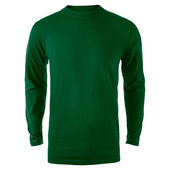 Zorrel Adult Long Sleeve Dri-Balance T-Shirts DEEP GREEN Front