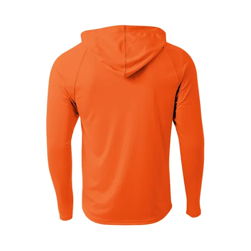 A4 Mens Cooling Performance Long Sleeve Hood Tee | Epic Sports