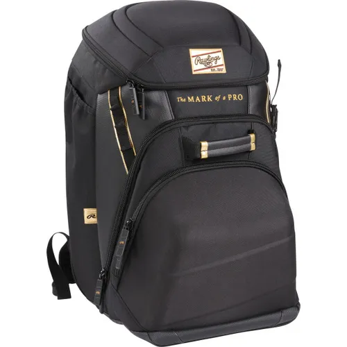 Rawlings Gold Collection Utility Backpack BLACK Right