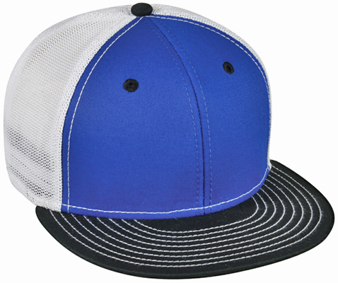 OC Sports Chino Twill Front/Mesh Back Snapback Cap. Embroidery is available on this item.