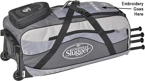 Louisville Slugger Series 9 Ton Team Baseball Bag. Embroidery is available on this item.
