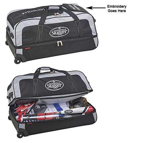 Louisville Slugger Clubhouse Collection Split Bag. Embroidery is available on this item.