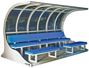 Upper 90 Premier Soccer Shelter w/ Padded Benches