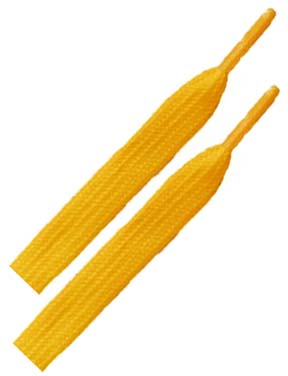 Red Lion Childhood Cancer Gold Shoelaces