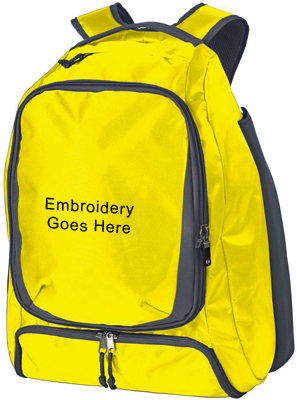 20x14x19.5 (Bright Yellow) Shiny Bat Pack Bag