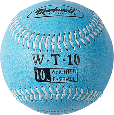 Markwort 9" Color Coded Weighted Leather Baseballs