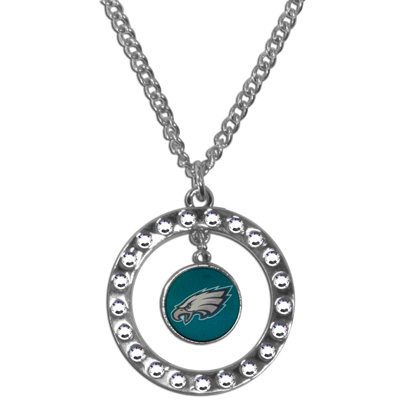 Philadelphia Eagles Large Enamel Pendant w/ Necklace