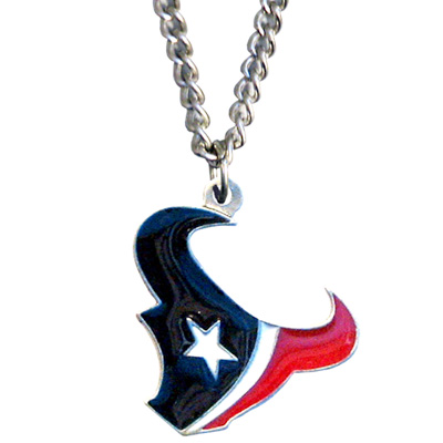 Silver Moon NFL Houston Texans Charm Necklace