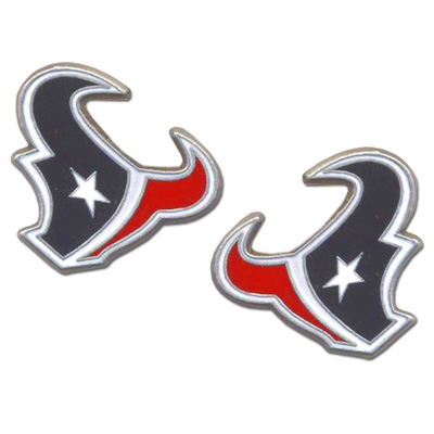 Silver Moon NFL Houston Texans Stud Earrings