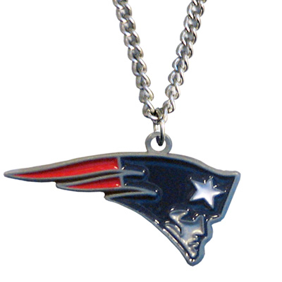 Silver Moon New England Patriots Charm Necklace