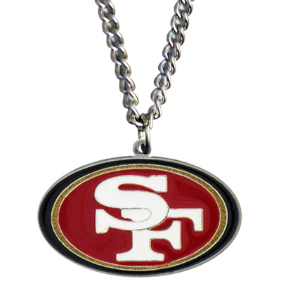 Silver Moon NFL San Francisco 49ers Charm Necklace