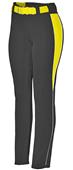 Ladies Girls Outfield Softball Pants