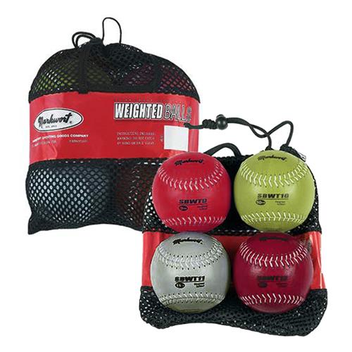 Markwort 12" Color Coded Weighted Softballs-Set
