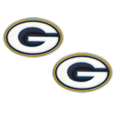 Silver Moon NFL Green Bay Packers Stud Earrings