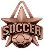 Hasty Awards 2" All-Star Soccer Medals M-790S