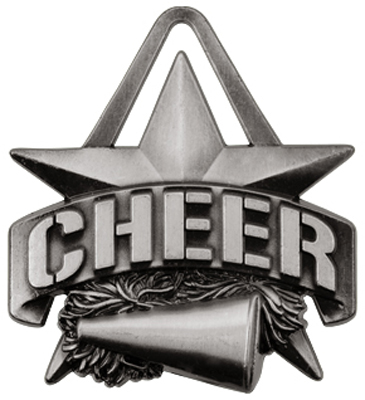 Hasty Awards 2" All-Star Cheer Medals M-790CH. Personalization is available on this item.