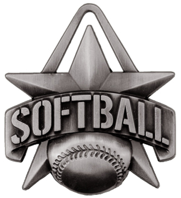 Hasty Awards 2" All-Star Softball Medals M-790O. Personalization is available on this item.