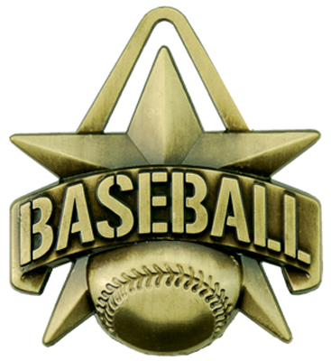 Hasty Awards 2" All-Star Baseball Medals M-790C. Personalization is available on this item.