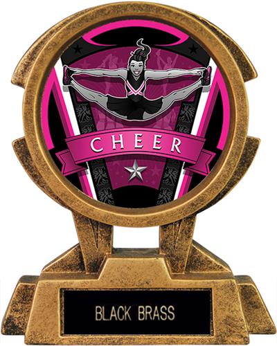 Hasty Awards 7" Sky Tower Resin Cheer Trophy. Engraving is available on this item.