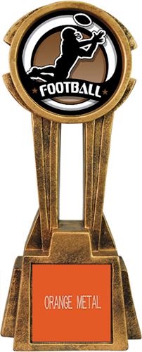 Hasty Awards 14" Sky Tower Resin Football Trophy. Engraving is available on this item.
