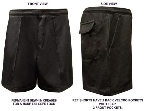 Official Soccer Referee Shorts - Soccer Equipment and Gear