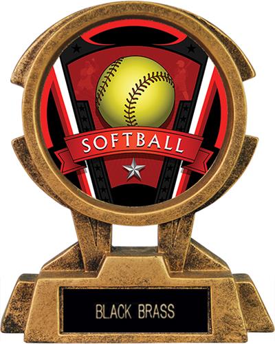 Hasty Awards 7" Sky Tower Resin Softball Trophy. Engraving is available on this item.