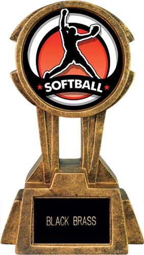 Hasty Awards 10" Sky Tower Resin Softball Trophy. Engraving is available on this item.