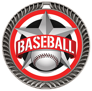 Hasty Crest Medal All-Star Baseball Insert M-8650