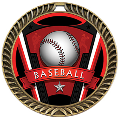 Hasty 2.5" Crest Medal Varsity Baseball Insert. Personalization is available on this item.